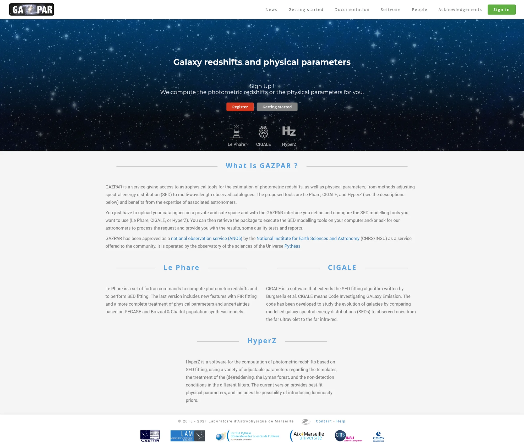 GAZPAR screenshot