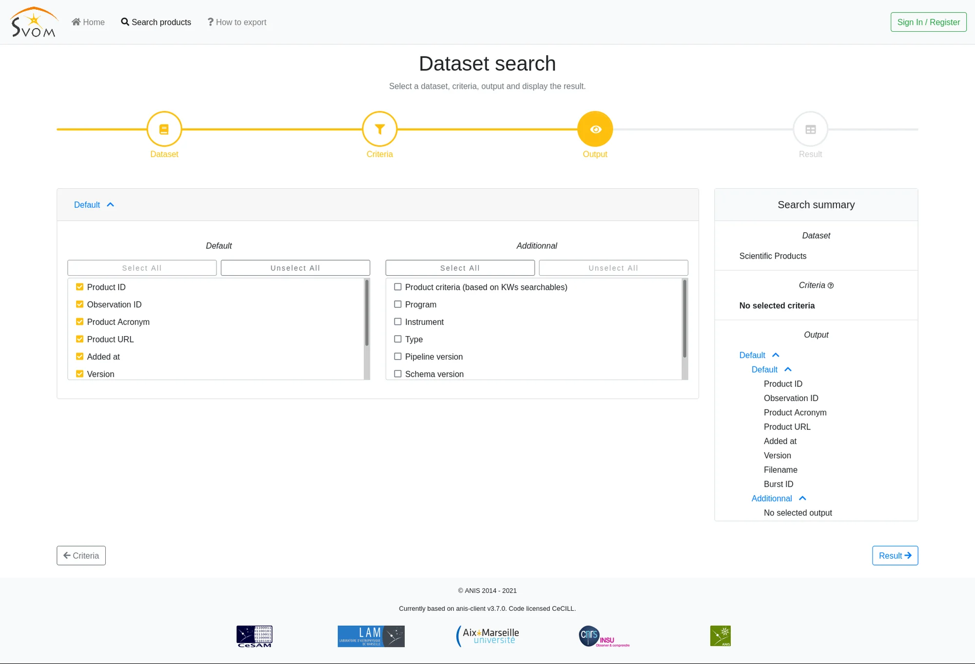 SVOM screenshot